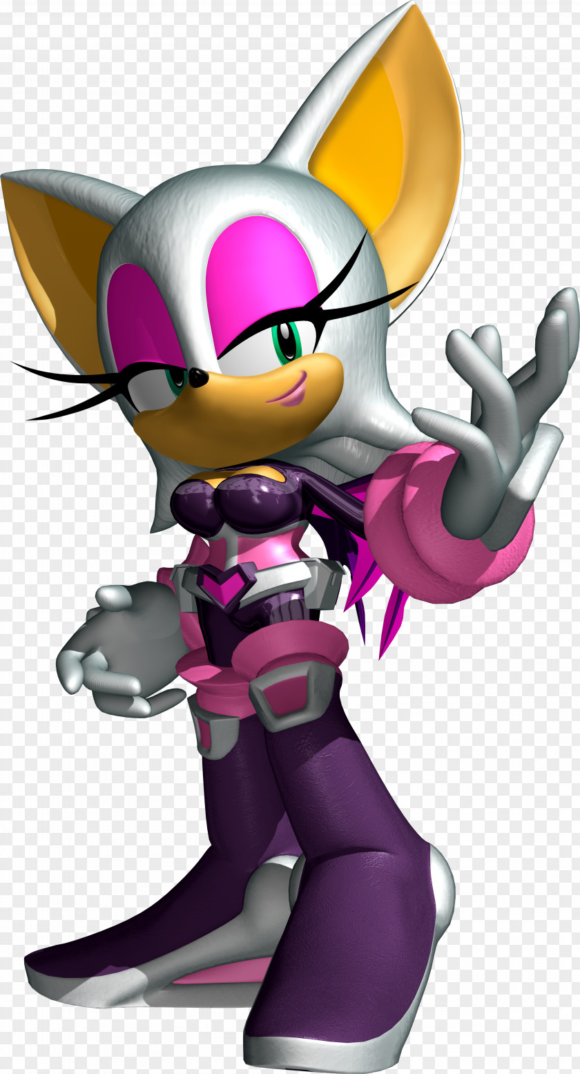 Sonic Heroes Adventure 2 Rouge The Bat & Sega All-Stars Racing Shadow Hedgehog PNG