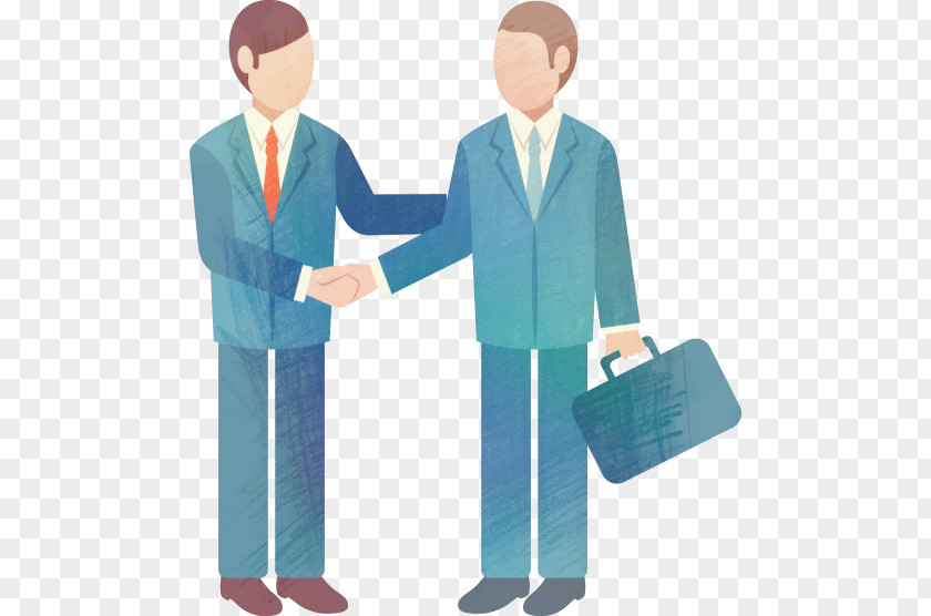 Vector Business Cooperation Businessperson Meeting Clip Art PNG