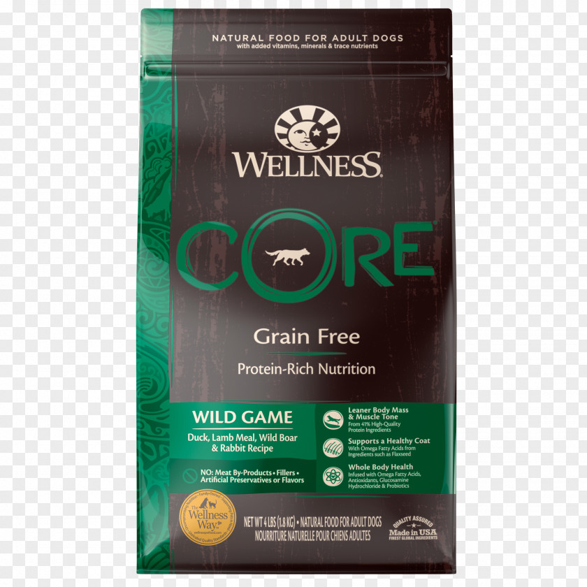 Wild Bunnies Diet Wellness CORE Natural Dry Grain Free Small Breed Dog Food Puppy PNG