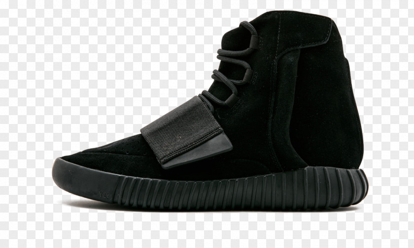 Adidas Sports Shoes Yeezy Boost 750 Triple Black Mens OG Light Brown 350 V2 PNG