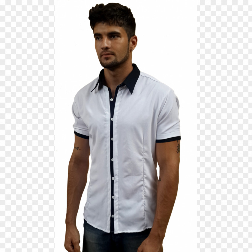 T-shirt Sleeve Polo Shirt White PNG