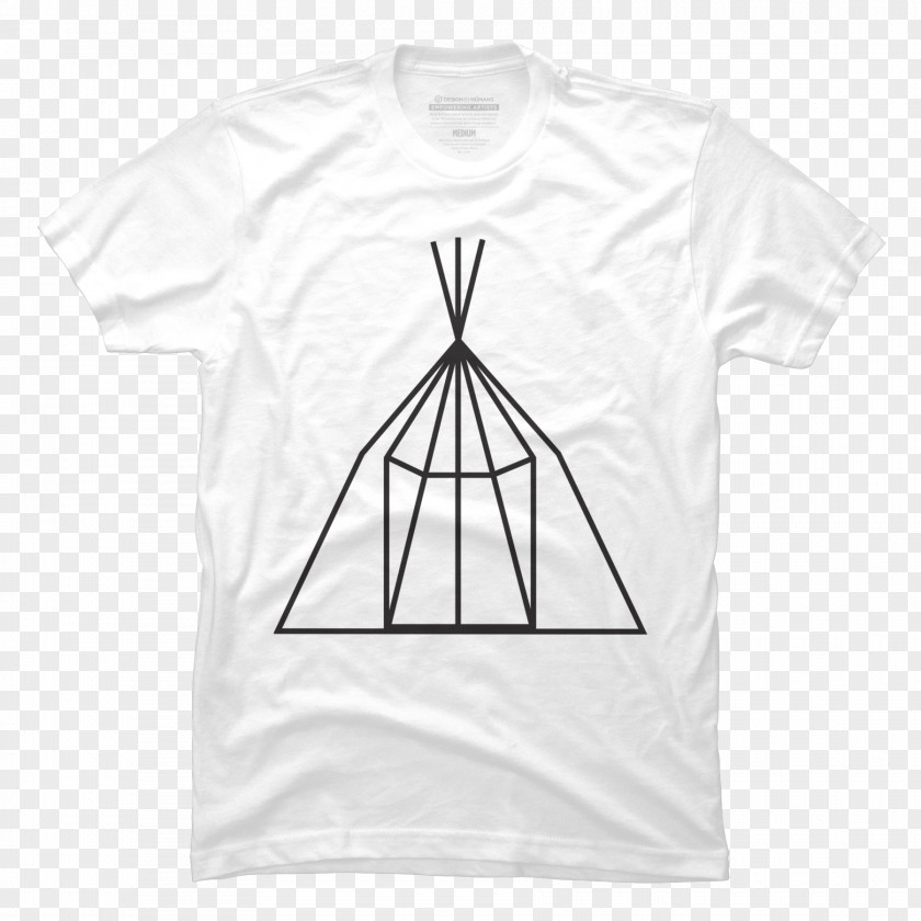 Teepee T-shirt Clothing Sleeve White PNG