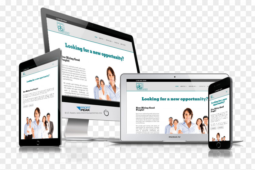 World Wide Web Responsive Design Page PNG