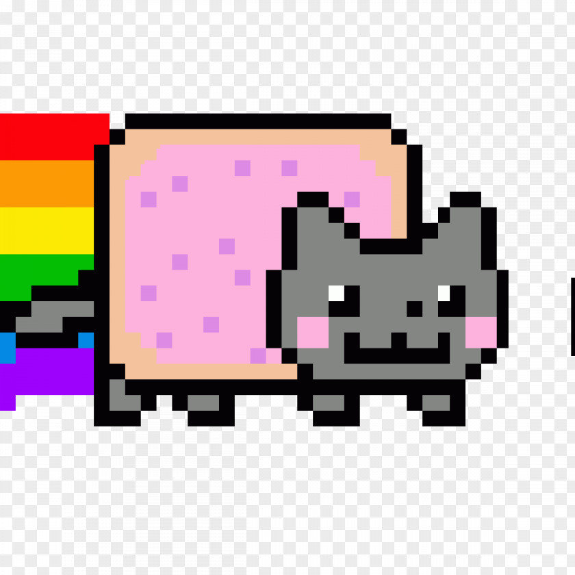 Cat Nyan GIF YouTube Pixel Art PNG