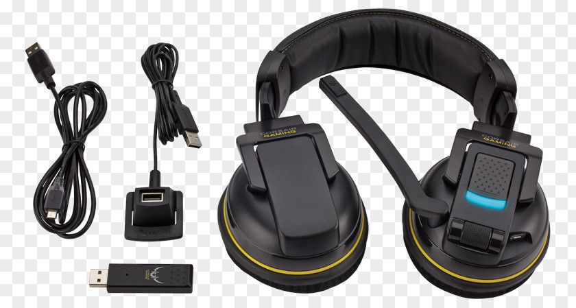 Corsair Wireless Headset Microphone 7.1 Surround Sound Amazon.com Components PNG