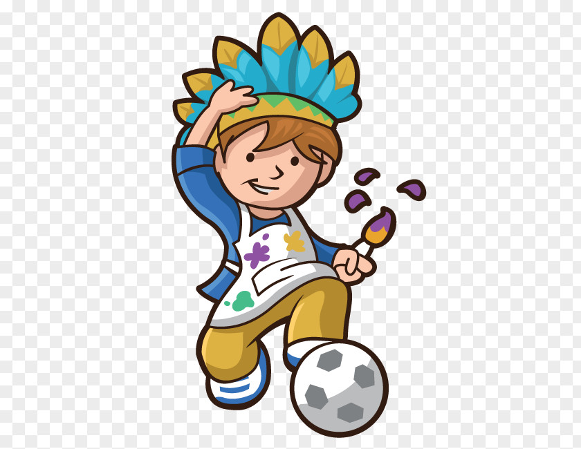 Pleased Smile Soccer Ball PNG