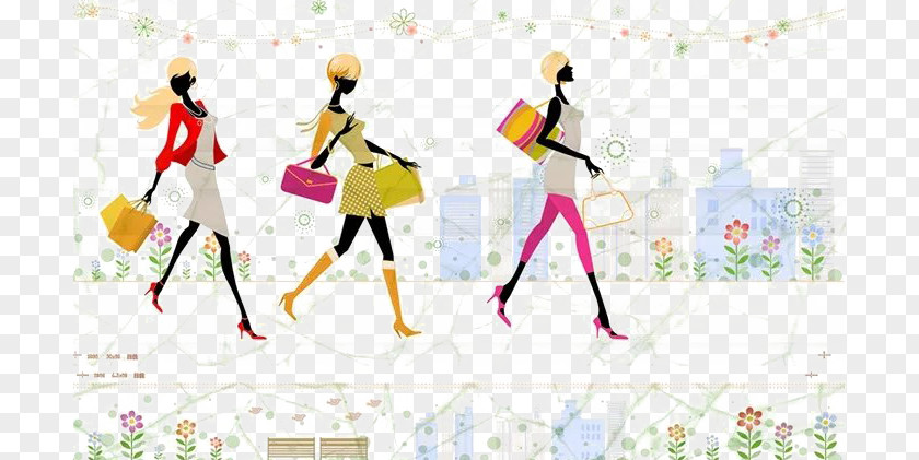 Return Women Shopping Fashion Bag PNG