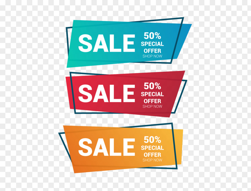 Sale Banner Logo Image Brand PNG