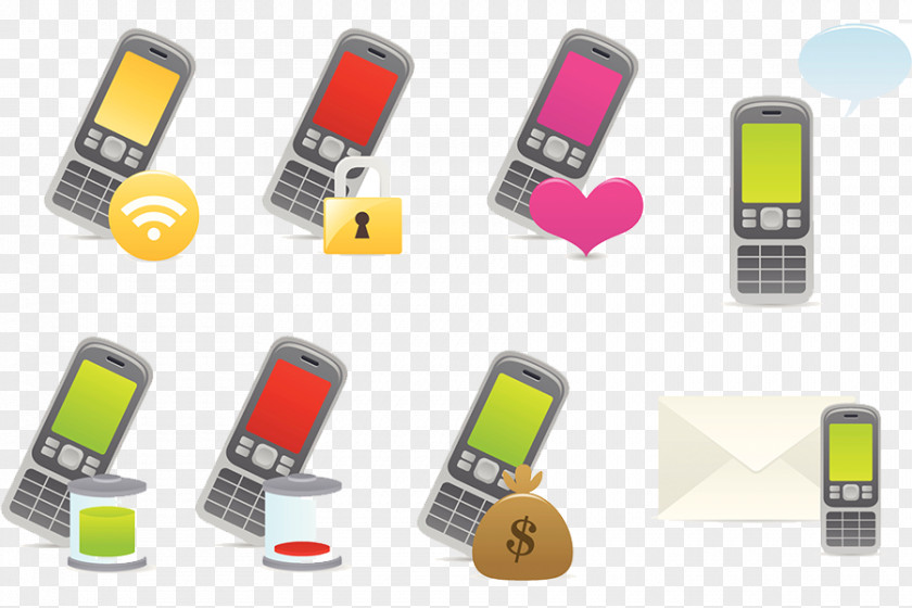 Smartphone Feature Phone Icon PNG