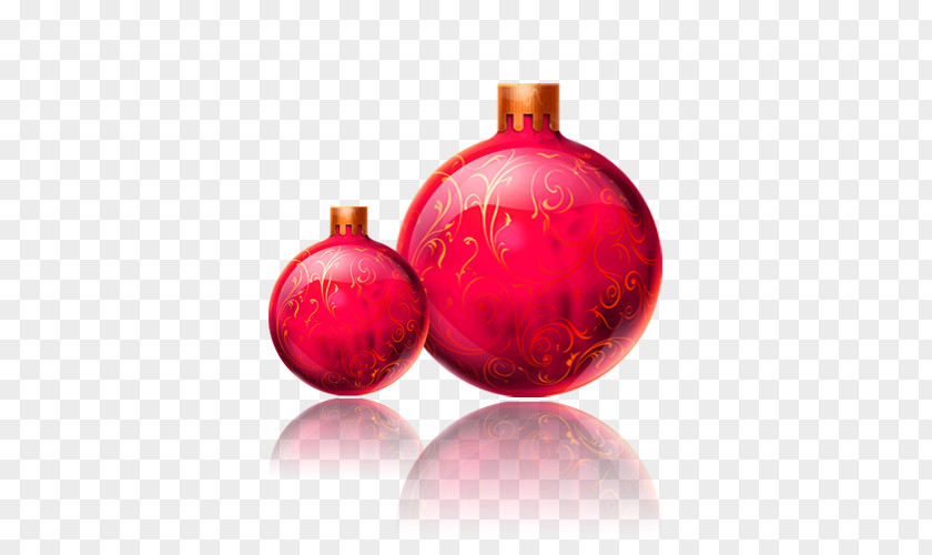 Christmas Balls Ornament Icon PNG