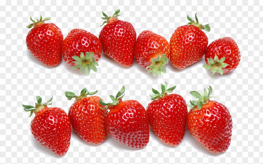Two Rows Of Strawberry Fruit Juice Organic Food PNG