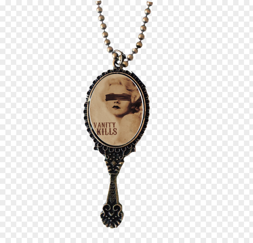 Vanity Mirror Locket Necklace Charms & Pendants Chain Ouija PNG