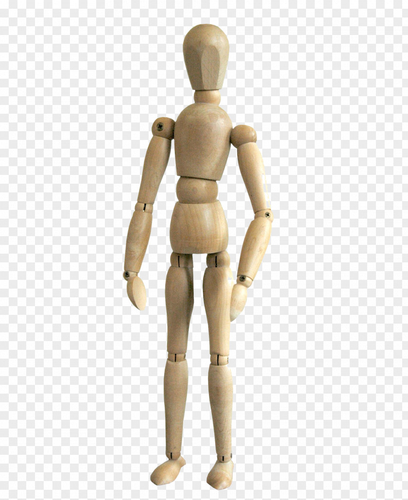 Wood Mannequin Puppet Tree Figurine PNG