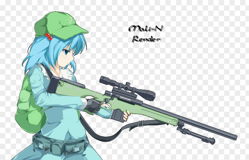 Antinomy Of Common Flowers Sniper Rifle Nitori Kawashiro Double Dealing Character PNG of rifle Character, sniper clipart PNG