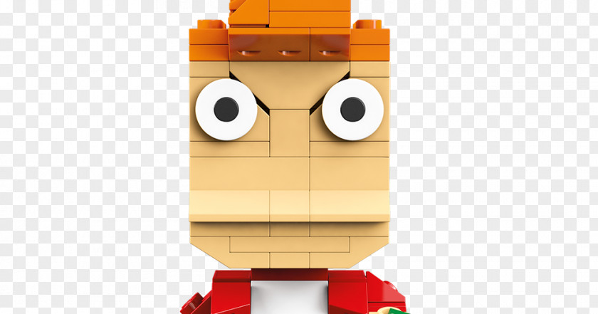 Futurama Fry LEGO Abe Sapien Hellboy Mega Brands Construx PNG