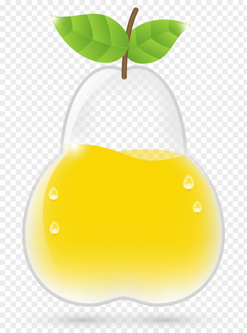 Pear Orange Citrus Text Illustration PNG