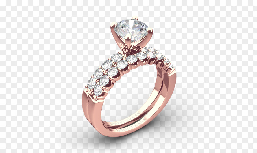 Rose Gold Bridal Sets Wedding Ring Body Jewellery Diamond PNG