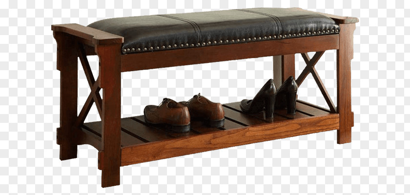 Shoe Rack Bench Cedar Wood Furniture Table Shelf PNG
