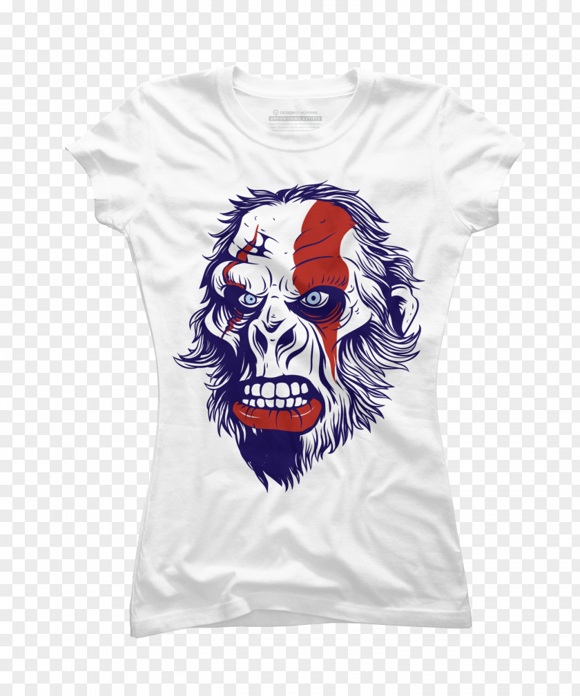 T-shirt Western Gorilla Ape Drawing Clothing PNG