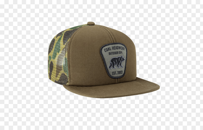 Baseball Cap Coal Olive Fullcap PNG