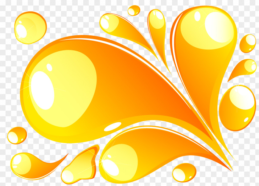 Beautifully Golden Droplets Oil Vecteur Computer File PNG