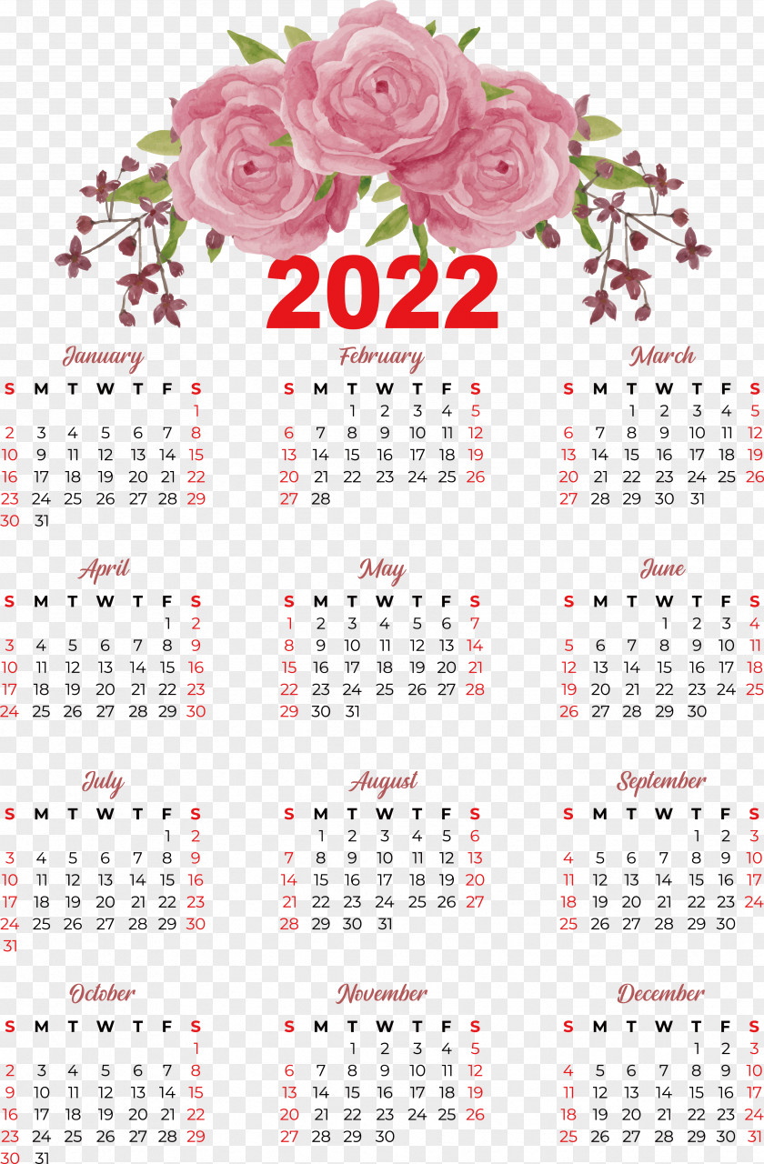 Calendar 2022 Names Of The Days Of The Week Julian Calendar Month PNG