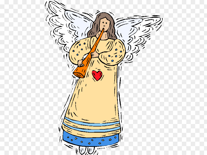 Psalm Clip Art Illustration Image Angel With Horn PNG