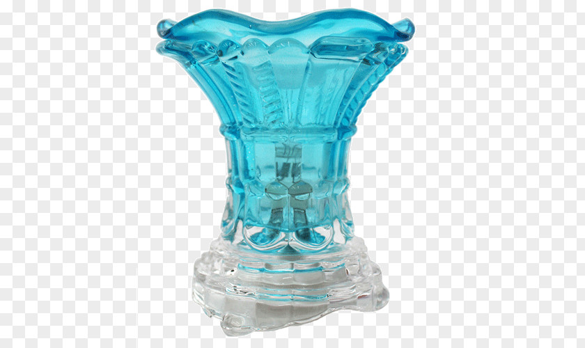 Shiva Vase Censer Green Glass PNG