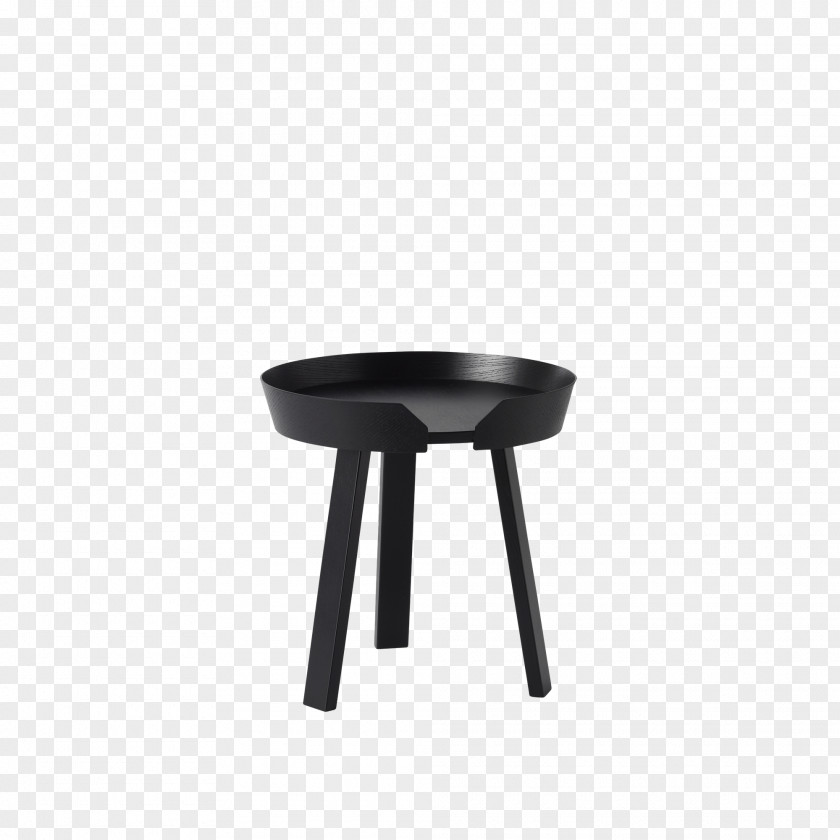 Solid Wood Creative Coffee Tables Muuto Small Black Pig PNG