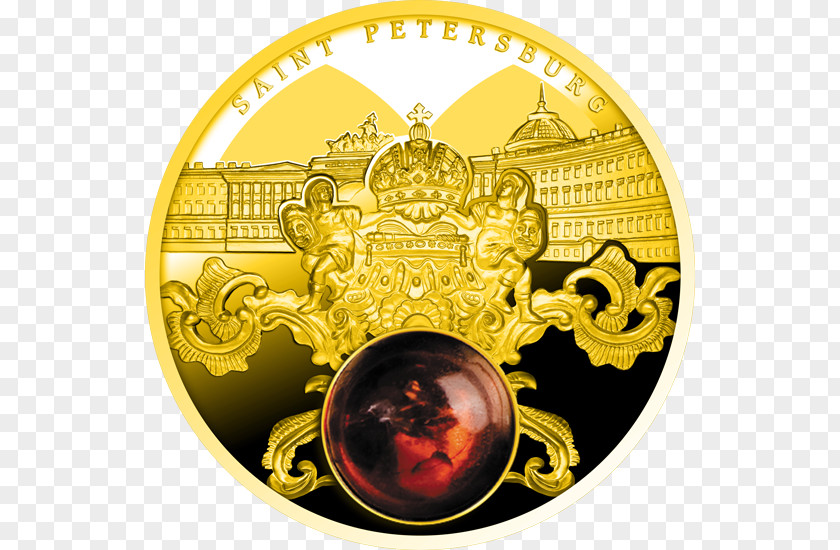 St-petersburg Gold Coin Silver Numismatics Amber PNG