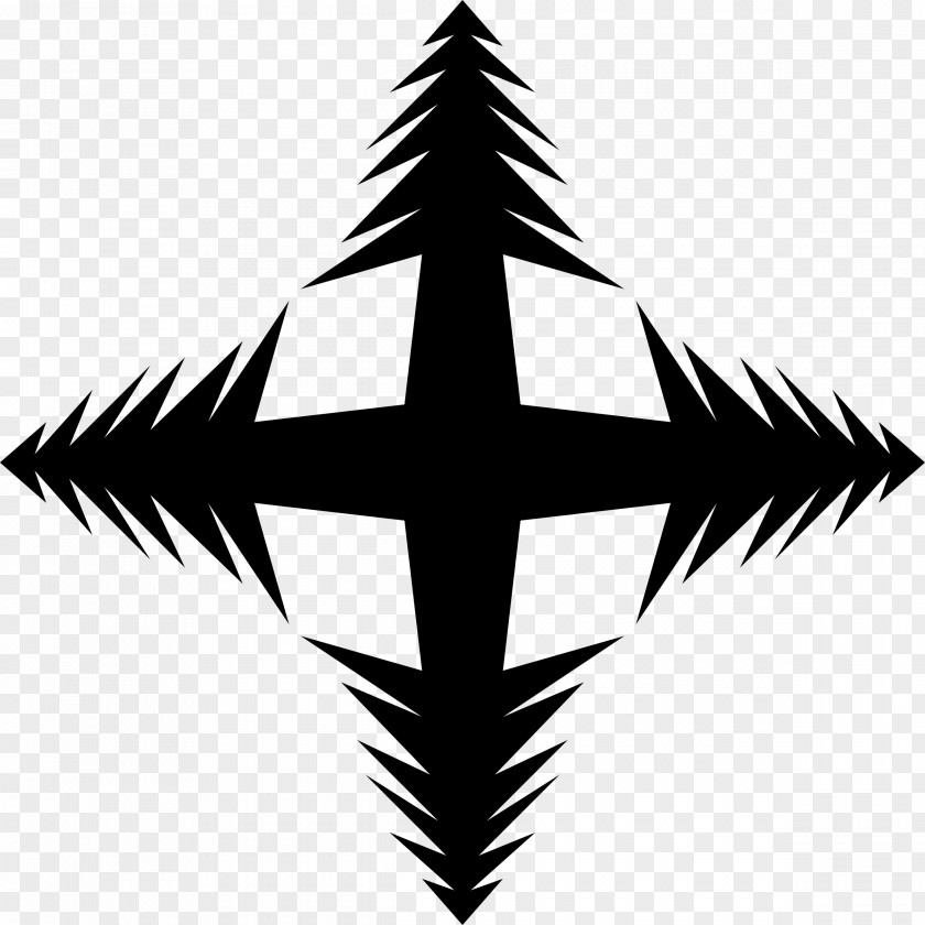 Thorn Crosses In Heraldry Symbol Clip Art PNG