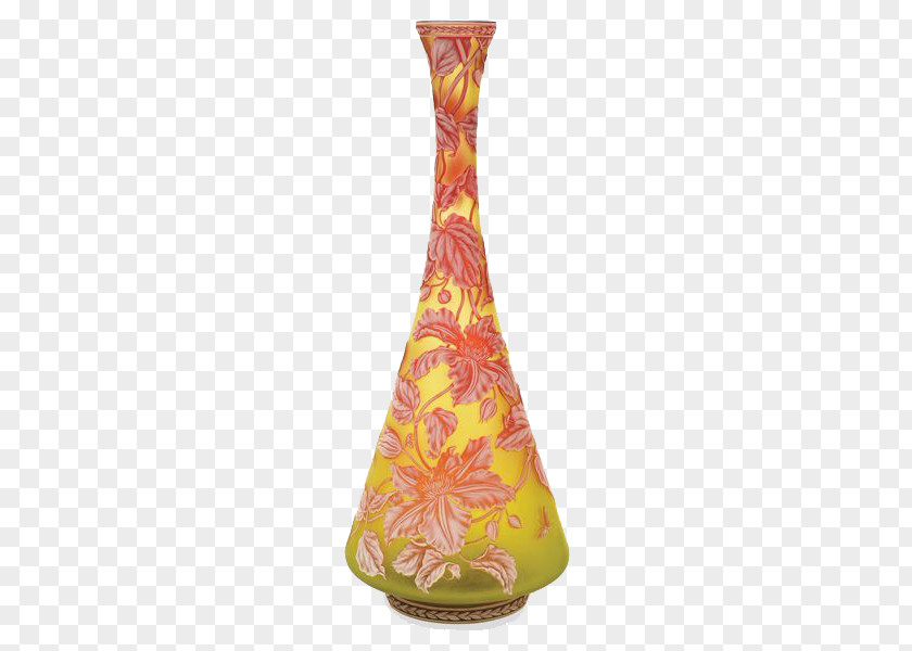 Vase Pattern Cameo Glass Art Thomas Webb & Sons PNG