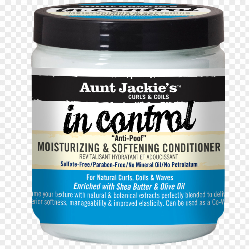 Hair Aunt Jackie's Curl La Defining Custard Moisturizer Conditioner In Control! Care PNG