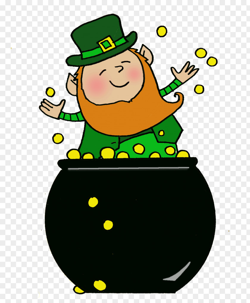 Hornswoggle As Leprechaun Clip Art The Pot Of Gold Image Saint Patrick's Day PNG