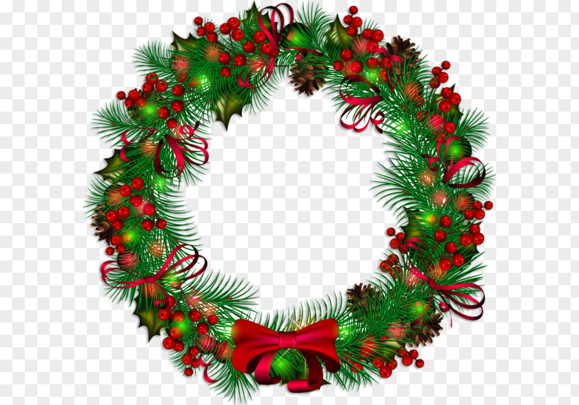 Santa Claus Christmas Wreaths Day Clip Art PNG