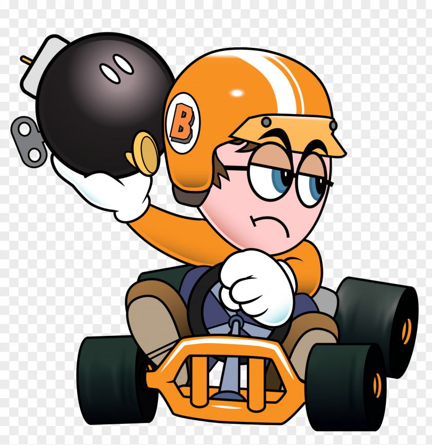Nintendo Super Mario Kart Racing Mii Clip Art PNG