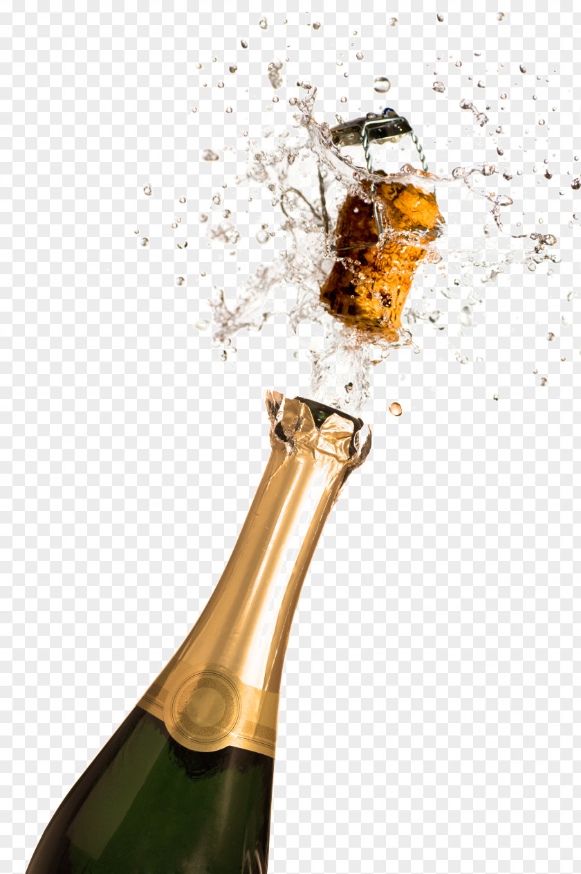 Open The Champagne Instant HD Picture Wine Bottle PNG