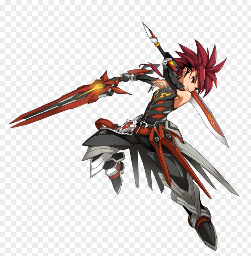 Sword Elsword Infinity Blade Character Video Game PNG