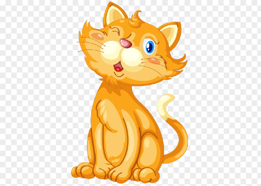 Ginger Tabby Cat Kitten Clip Art PNG