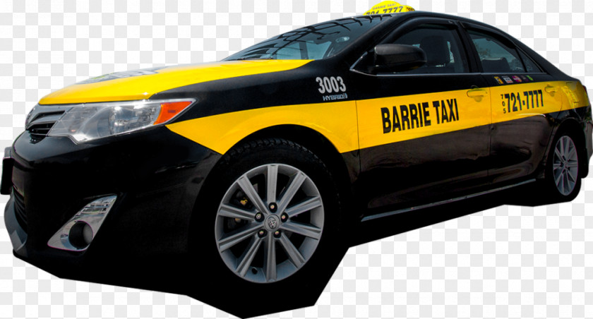 Taxi Barrie Car Yellow Cab Checker PNG