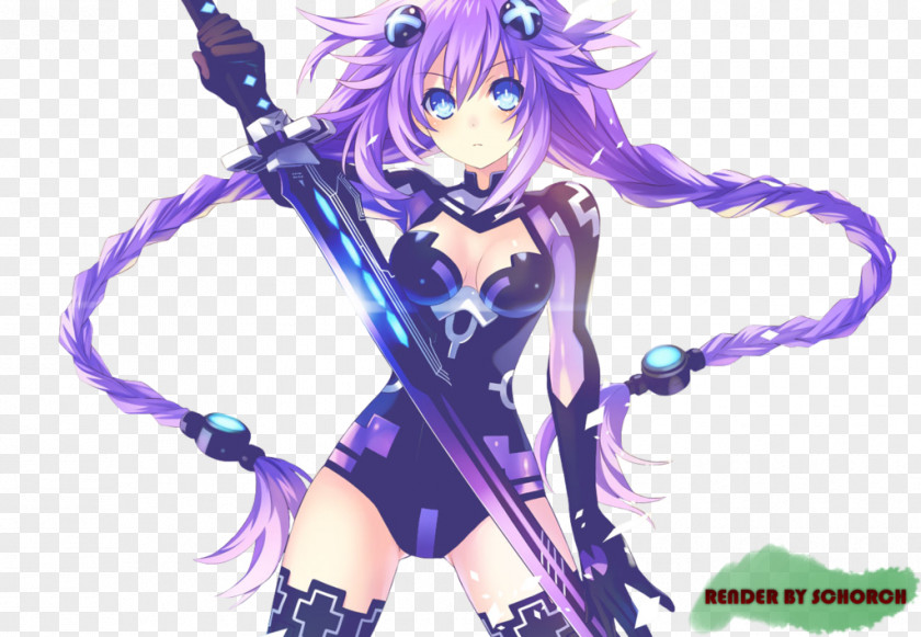 Purple Heart Neptunia Hyperdimension U: Action Unleashed Hyperdevotion Noire: Goddess Black Cyberdimension Neptunia: 4 Goddesses Online Victory Dakimakura PNG
