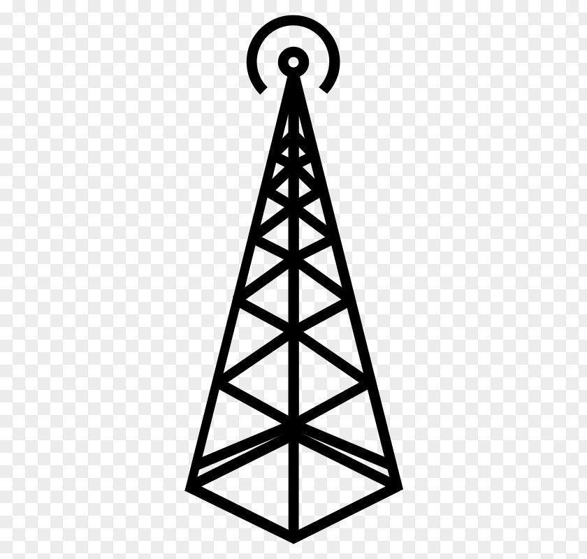 Radio Tower Telecommunications Aerials Cell Site PNG