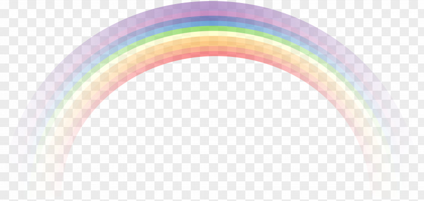 Rainbow Sky Circle PNG