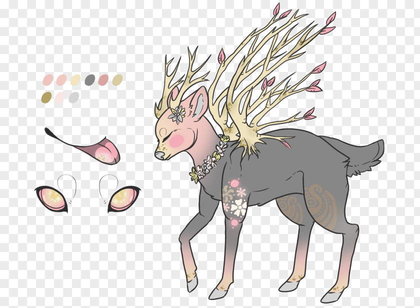 Reindeer Antler Horse PNG