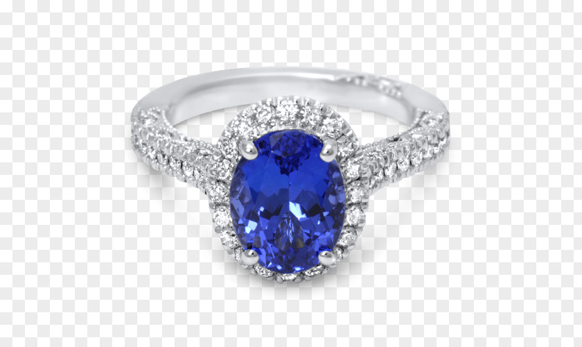 Ring Halo Sapphire Wedding Jewellery Engagement PNG