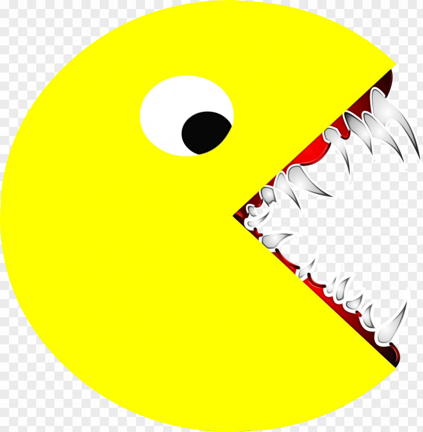 Smiley Smile Pacman Emoji PNG