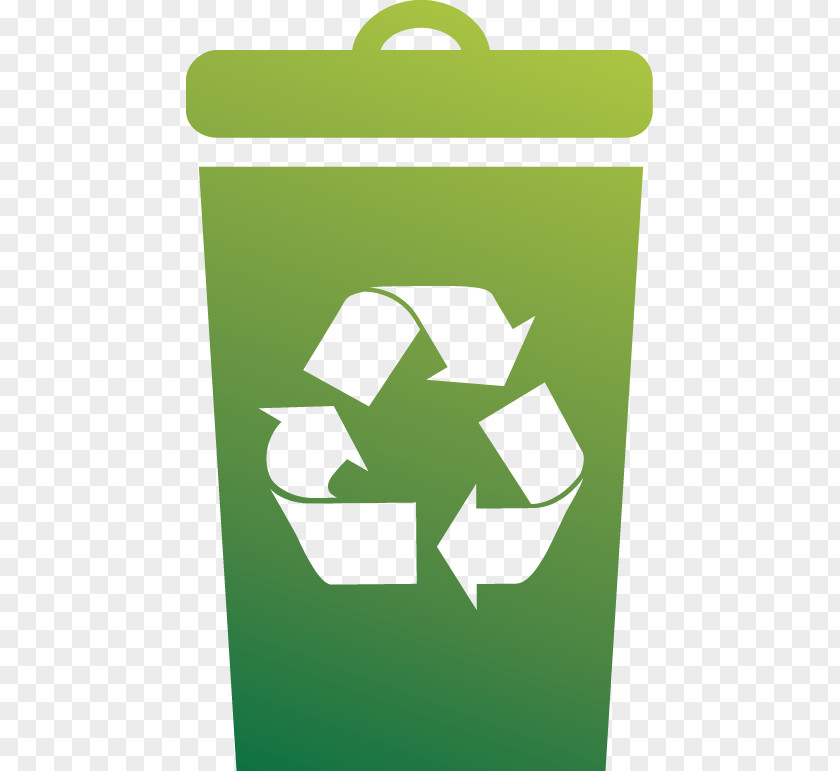 A Trash Can Recycling Symbol Waste Bin PNG