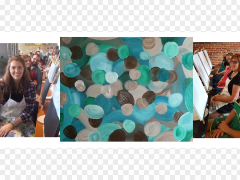 Abstra Cbanner Turquoise Collage PNG