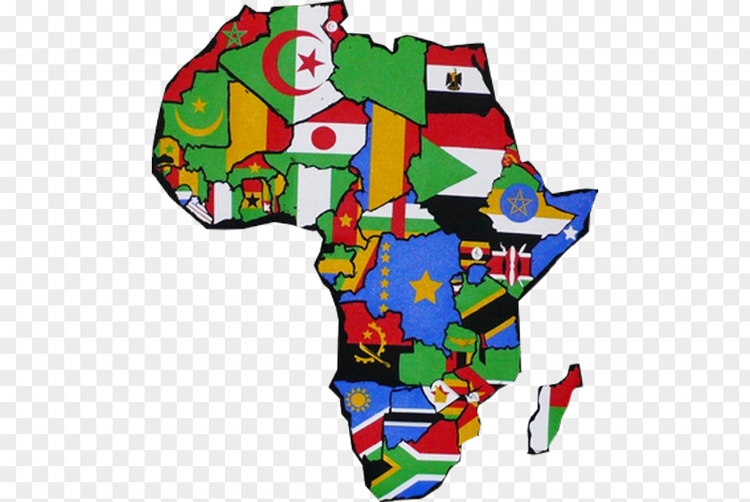 Africa Black History Month Map Illustration Clip Art PNG