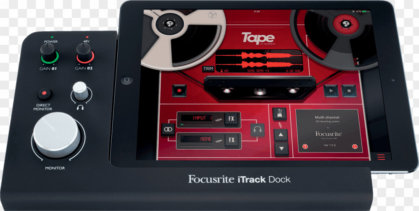 Audio And Video Interfaces Connectors Microphone Focusrite ITrack Dock PNG